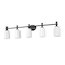 Z-Lite Orion 5 Light Vanity, 40.25in. W x 9.5in. H, Matte Black 1102-5V-MB - alternate 4